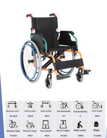 كرسي متحرك للأطفال DY01980LA مقاس 46 سم قابل للطي...