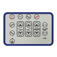 سرير كهربائي 5 حركات ميكانيكي عناية مركزة plus a8