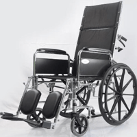 كرسي متحرك ظهر طويل بتصميم ارغونومي وظهر قابل للتع...