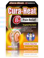 حزام تدفئة للركبة كورا هيت - رقع حرارية مدمجة لتخف...