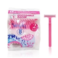 شفرات حلاقة مزدوجة من Simpli بشريط مرطب للانزلاق 2...