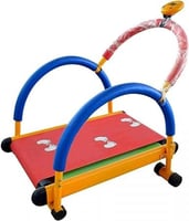 جهاز سير للأطفال قابل للنقل بعجلات وشاشة عرض هيكل...