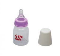 رضاعة بلاستيكية 90 مل فور يو بيبي خالية من BPA قاب...