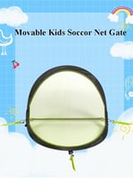 شبكة مرمى كرة قدم محمولة منبثقة وقابلة للطي، للتدر...