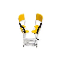 كرسي حمام طبي متحرك بي كير قابل للرفع والتعديل مع...