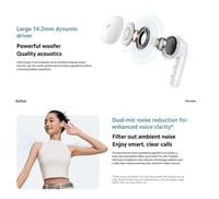 سماعة شاومي ريدمي بودز 6 أكتيف BHR8395GL - وردي