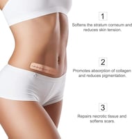 شرائط سيليكون للندبات قابلة لإعادة الاستخدام مقاس...