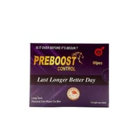 مناديل تأخير القذف من Preboost كونترول بتركيبة مبل...