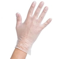 قفازات فينايل طبية 100 حبة للاستخدام العام والفحص