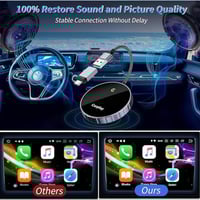 محول كاربلاي لاسلكي 2 في 1 لايفون واندرويد اوتو من...