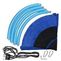 ارجوحة التوازن الدائرية 100 سم قماش أزرق بمقعد مبط...