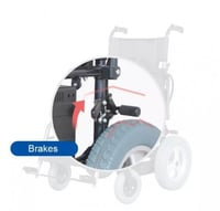 كرسي متحرك كهربائي KY110A مقعد 46 سم مدى 20 كم سعة...