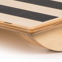 لوح التوازن الخشبي للتأهيل واللياقة بسطح مضاد للان...