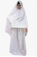 وشاح رأس كامل للصلاة من Enas Shop قطن 100% مقاس وا...