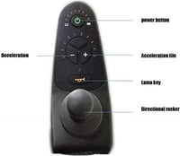 كرسى متحرك كهربائى EW100 خفيف الوزن عرض 46سم مدى 2...