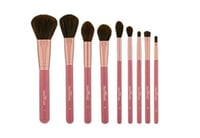 مجموعة فرش مكياج من بي اتش كوزمتك 9 قطع احترافية