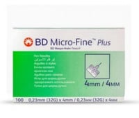 إبر قلم أنسولين مايكرو فاين بلص 4 مم 32G EasyFlow...