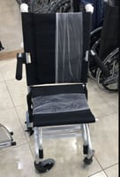 كرسي متحرك يدوي خفيف الوزن إطار ألومنيوم عجلات PU...