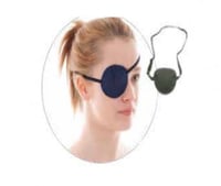 ماسك العين من ماريا بحزام مطاطي مريح باللون الأسود...