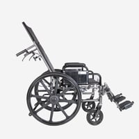 كرسي متحرك ظهر طويل تايواني قابل للطي مع رافع أرجل...