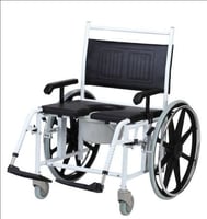 كرسي متحرك ب كفر خلفي كبير بقاعدة حمام مقاس عرض ال...