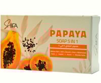 صابون من Shifa (شفا) الباباي 5 في 1 مرطب وغني بالر...