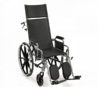 كرسي متحرك ظهر طويل تايواني قابل للطي مع رافع أرجل...