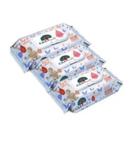 مناديل مبللة للأطفال لطيفة 99.9% ماء خالية من العط...