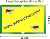 12 عبوة من مصائد غراء الفأر الكبيرة من إيزون مع ال...