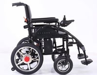 كرسي متحرك كهربائي مقاس 51 سم مع ريموت وبطارية 24...