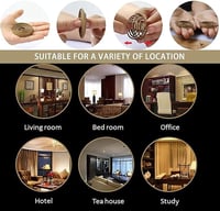 يونسي مبخرة لفائف خشب الصندل لمدة 4 ساعات، بخور دا...