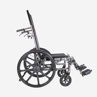 كرسي متحرك ظهر طويل تايواني قابل للطي مع رافع أرجل...