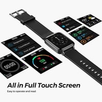 ساعة رياضية ذكية من ساوند بيتس بمتعقب معدل ضربات ا...