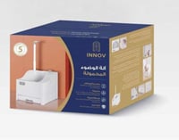 جهاز الوضوء المتنقل محمول بخزان مزدوج 1 لتر وبطاري...