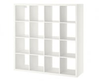 وحدة أرفف KALLAX من IKEA 16 خانة أبيض 147x147 سم ق...