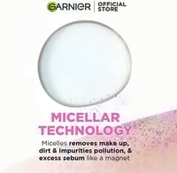 مزيل مكياج ومُنظف ميسيلار من Garnier للبشرة الحساس...