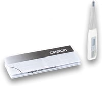 ميزان حرارة رقمي سريع للحمى بذاكرة وطرف مرن لقياس...