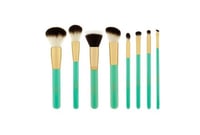 مجموعة فرش مكياج الخضراء من بي اتش كوزماتيكس -8 فر...