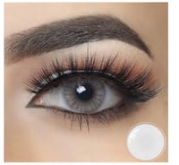 عدسات لاصقة سنوية من فريش جو بلون ايس جراي -2.00 ع...