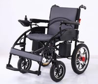 كرسي متحرك كهربائي مقاس 51 سم مع ريموت وبطارية 24...