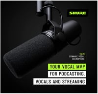 ميكروفون ستوديو كارديويد SM7B من شور، يوفر تسجيلات...