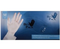 علبة قفازات فينيل مقاس M بيس باك – 100 قطعة للاستخ...