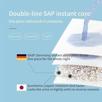 حفاضات هوائية للأطفال ماكوكو سروال نحيف مقاس XL وز...