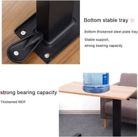 طاولة جانبية على شكل C شولوفس | ارتفاع 70-90 | عجل...