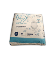 لباس كبار السن Confianza مقاوم للسوائل أبيض مقاس X...