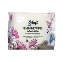 مناديل مبللة Mofi بعطر المسك 25 منديل عبوة بلاستيك...
