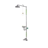 محطة غسول عين مع دش ستانليس