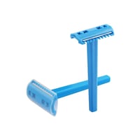 شفرات حلاقة مزدوجة KING II في علبة بلاستيكية مقبض...