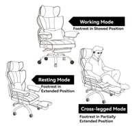 كرسي مكتب كبير عالي الظهر من ايفوماو كمبيوتر جلد ا...