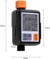 مؤقت ري اوتوماتيك للري في الخارج بشاشة عرض كبيرة و...